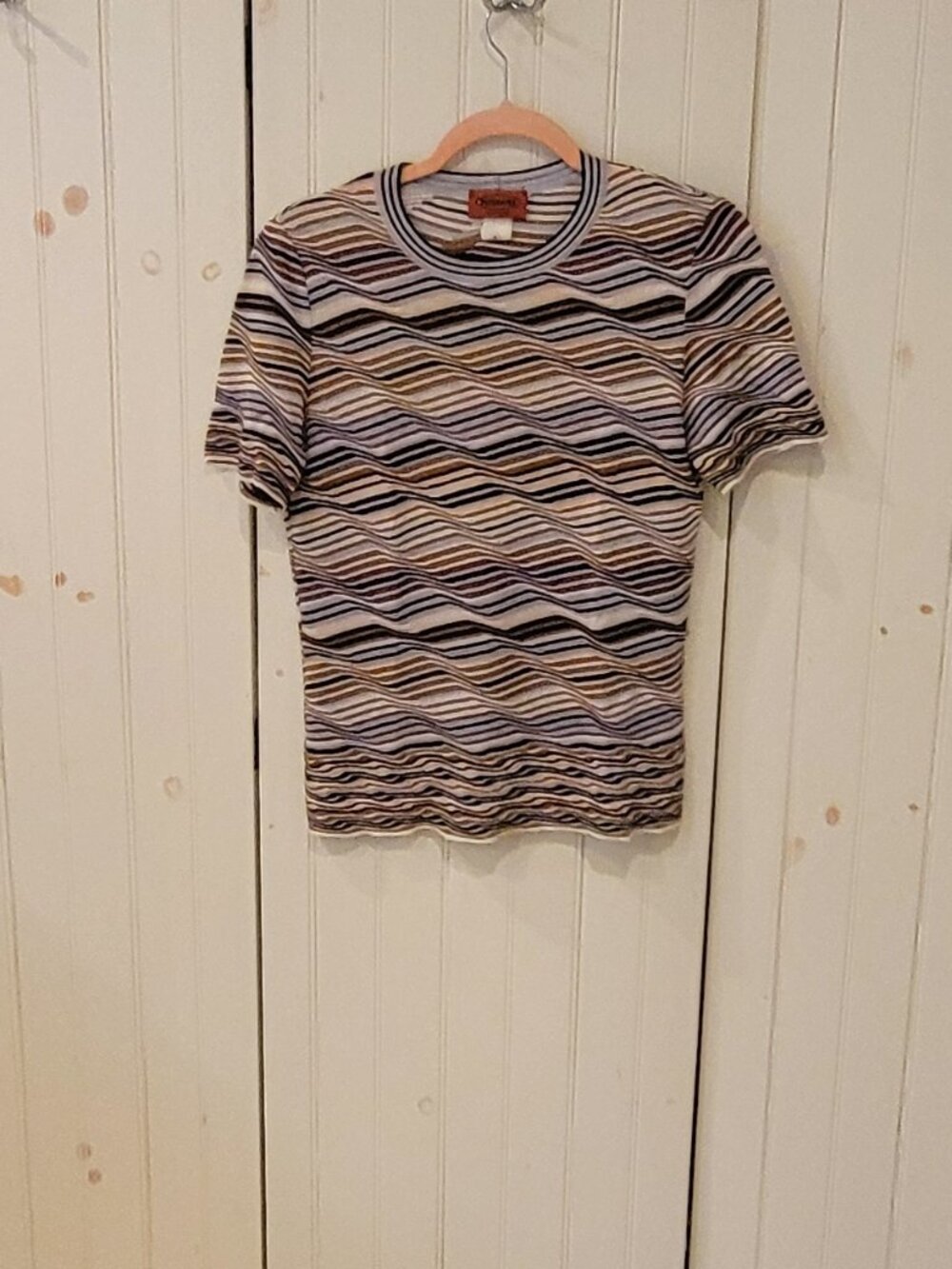 Short Sleeved Missoni Lightweight Sweater - Picture 2 of 7